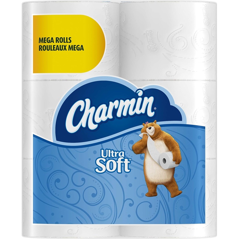 Charmin Ultra Soft Mega Roll Toilet Paper, Mega, 24 Count | Bigbigmart.com