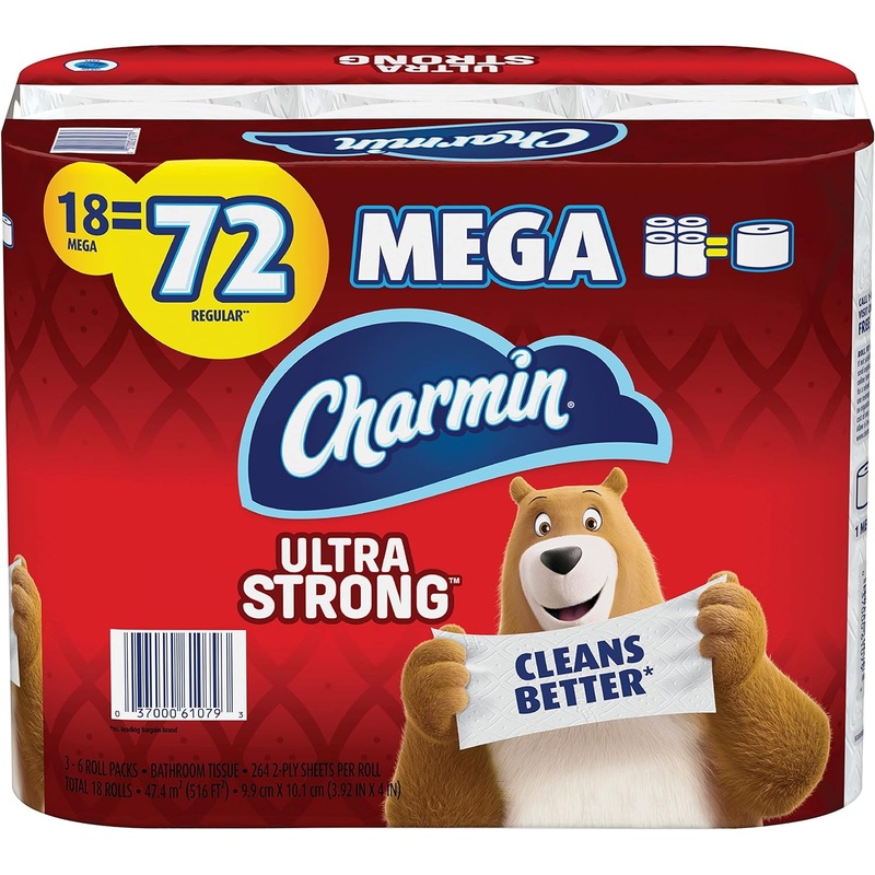 Charmin Ultra Strong Mega Rolls | Bigbigmart.com
