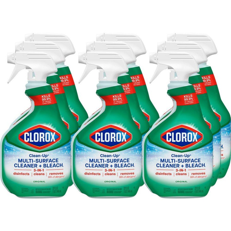 Clorox Clean-Up 32 oz. Original Scent All-Purpose Cleaner with Bleach Spray (9-Pack) | Bigbigmart.com