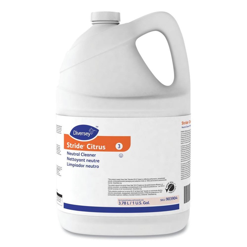 Diversey 1 Gal. Stride Neutral All-Purpose Cleaner, Citrus (4-Bottles/Carton) | Bigbigmart.com