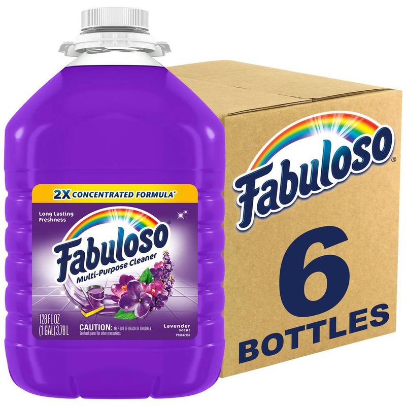 Fabuloso 128 oz. Fabuloso Lavender 2x Concentrated Multi Purpose Cleaner (6 pack) | Bigbigmart.com