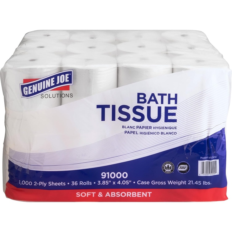 Genuine Joe Solutions Double Capacity 2-ply Bath Tissue | Bigbigmart.com