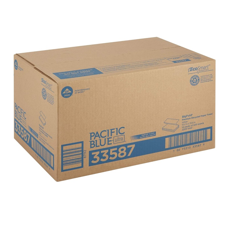 Georgia-Pacific 2212014 Professional Series Premium 1-Ply Multifold Paper Towels by GP PRO (Georgia-Pacific), White, 250 Towels Per Pack, 8 Packs Per Case | Bigbigmart.com