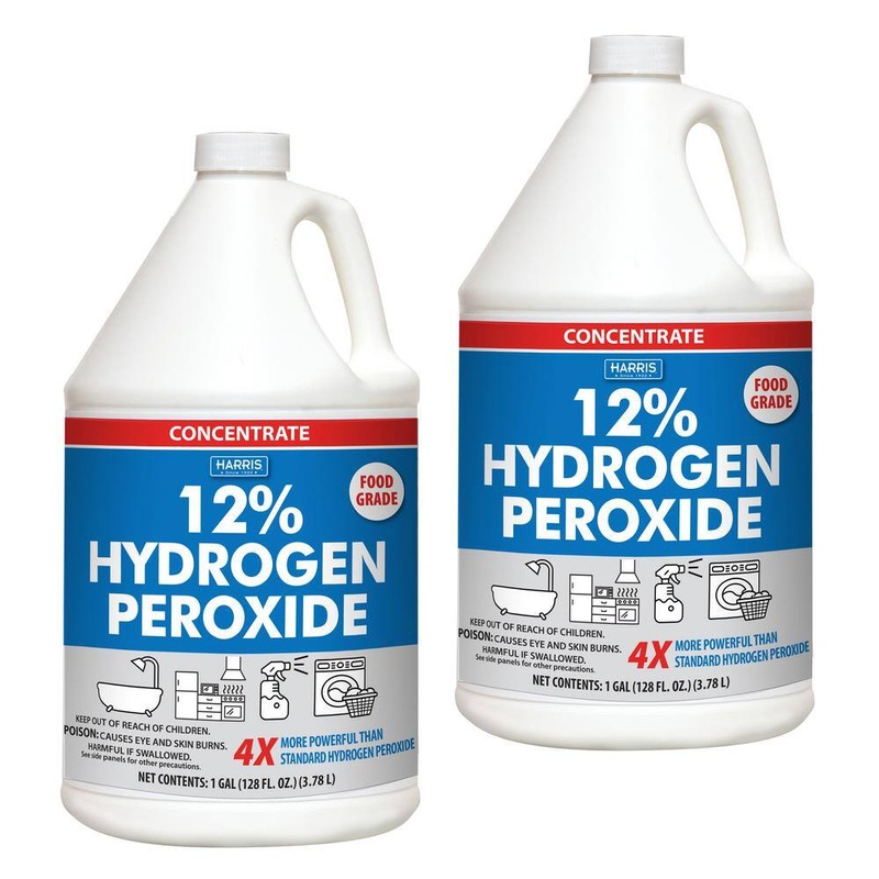 Harris 128 oz. 12% Hydrogen Peroxide All Purpose Cleaner (2-Pack) | Bigbigmart.com