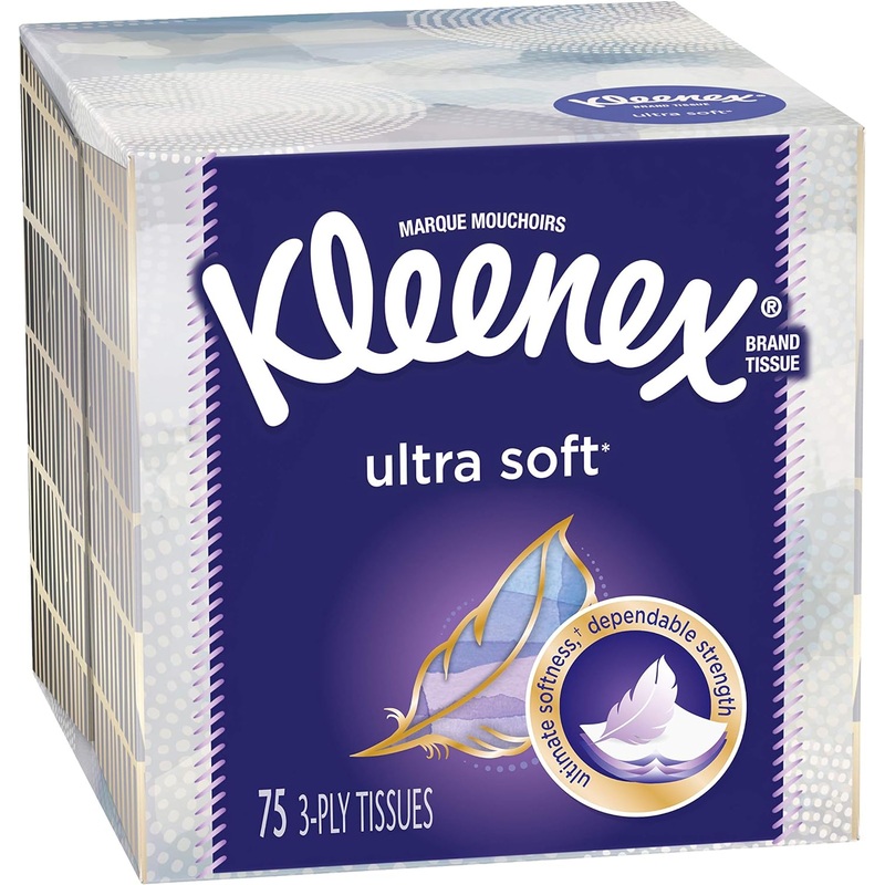 Kleenex Expressions Facial Tissues, 75 Tissues per Cube Box | Bigbigmart.com