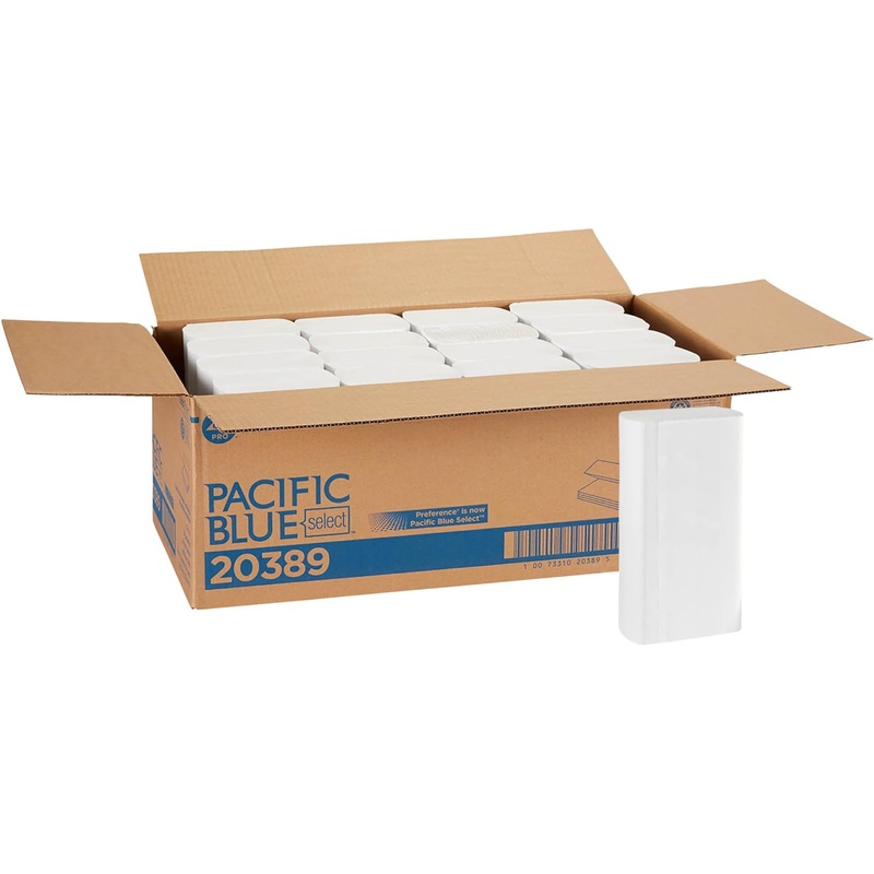 Pacific Blue Select Multifold Paper Towels by GP PRO (Georgia-Pacific), 20389, 250 Paper Towels Per Pack, 16 Packs Per Case | Bigbigmart.com