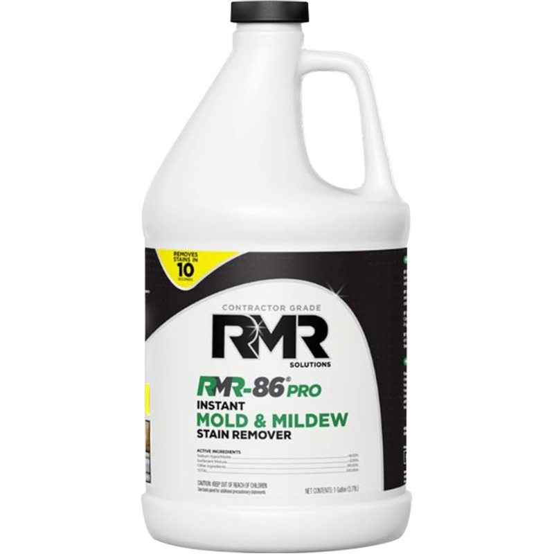 RMR-86 Pro Instant Mold Stain & Mildew Stain Remover – Contractor Grade Cleaning Solution, Professional Quality Formula, Odor Removal, 1 Gallon | Bigbigmart.com