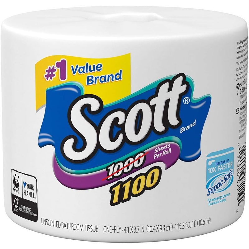 Scott Tissue, 1000 Sheets Per Roll, 36 Piece | Bigbigmart.com