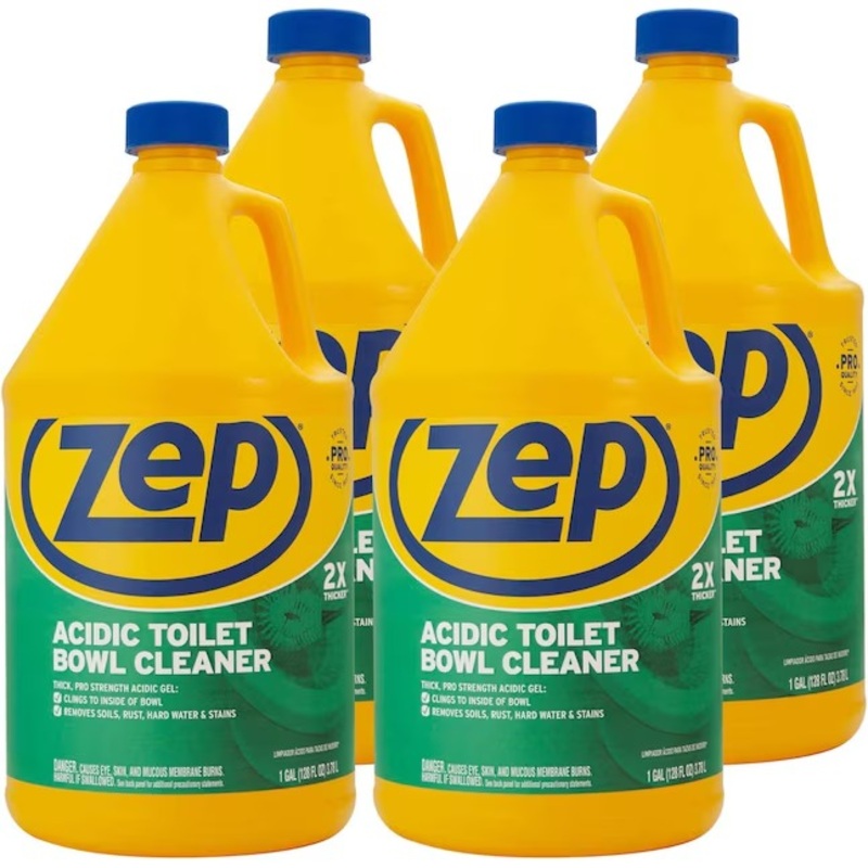 Zep Acidic Toilet Bowl Cleaner 4-Pack 128-oz Acidic Toilet Bowl Cleaner | R43710CP | Bigbigmart.com