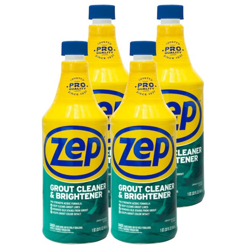 Zep Grout cleaner and brightener 4 -Pack 32-oz | ZU1046324CP | Bigbigmart.com