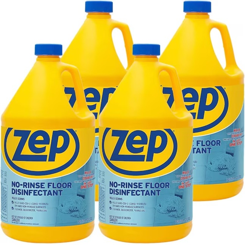 Zep Lemon Liquid Floor Cleaner 128-fl oz (4-Pack) | ZUNRS128CP | Bigbigmart.com