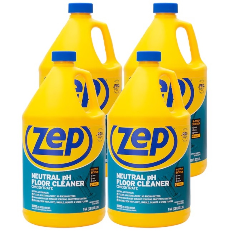 Zep Neutral Ph Floor Cleaner Liquid Floor Cleaner 128-fl oz (4-Pack) | Bigbigmart.com