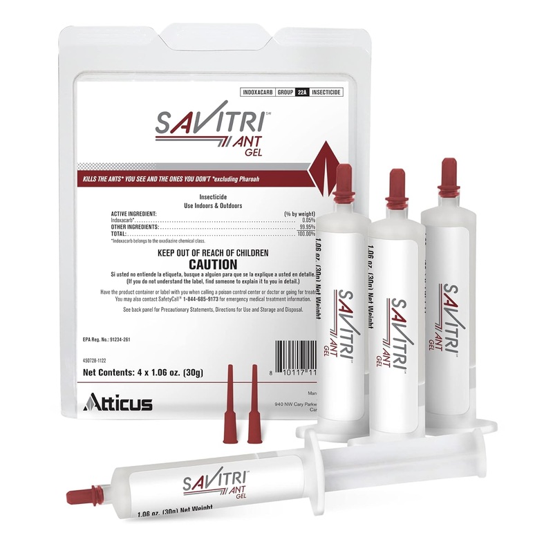 Atticus Savitri Ant Gel Bait (4 x 30 Grams) – Indoor and Outdoor Use – Indoxacarb Ant Killer | Bigbigmart.com