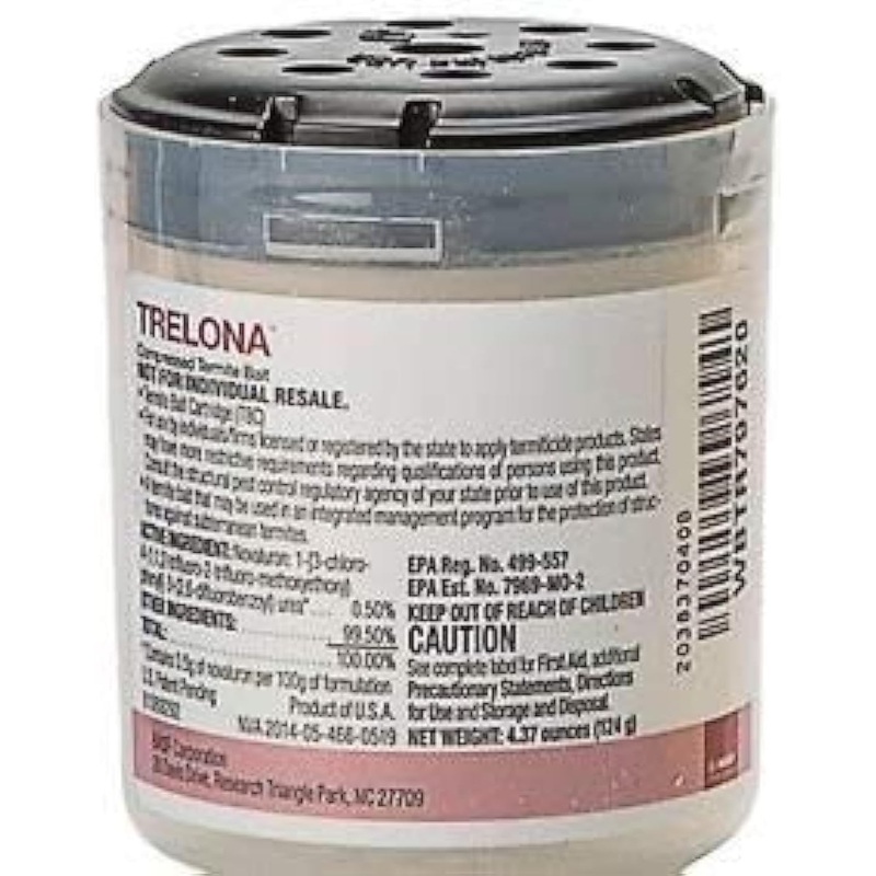 BASF Trelona Compressed Termite Bait – Professional Subterranean Termite Control with Novaluron IGR – 6 Cartridges Box | Bigbigmart.com