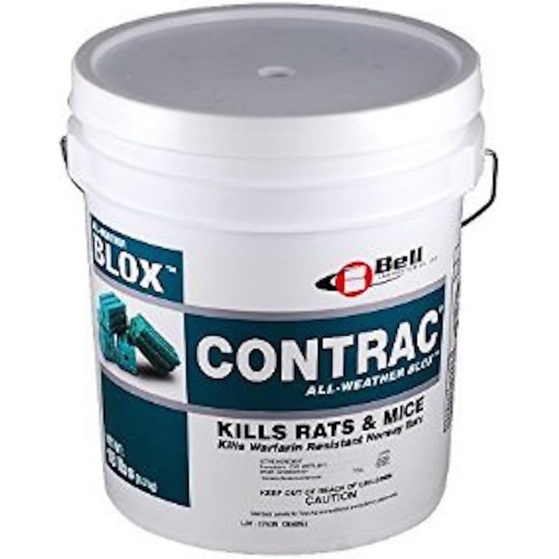BELL 18 LB Contrac Blox Rodent Control Rodenticide Kills Mice & Rats | Bigbigmart.com