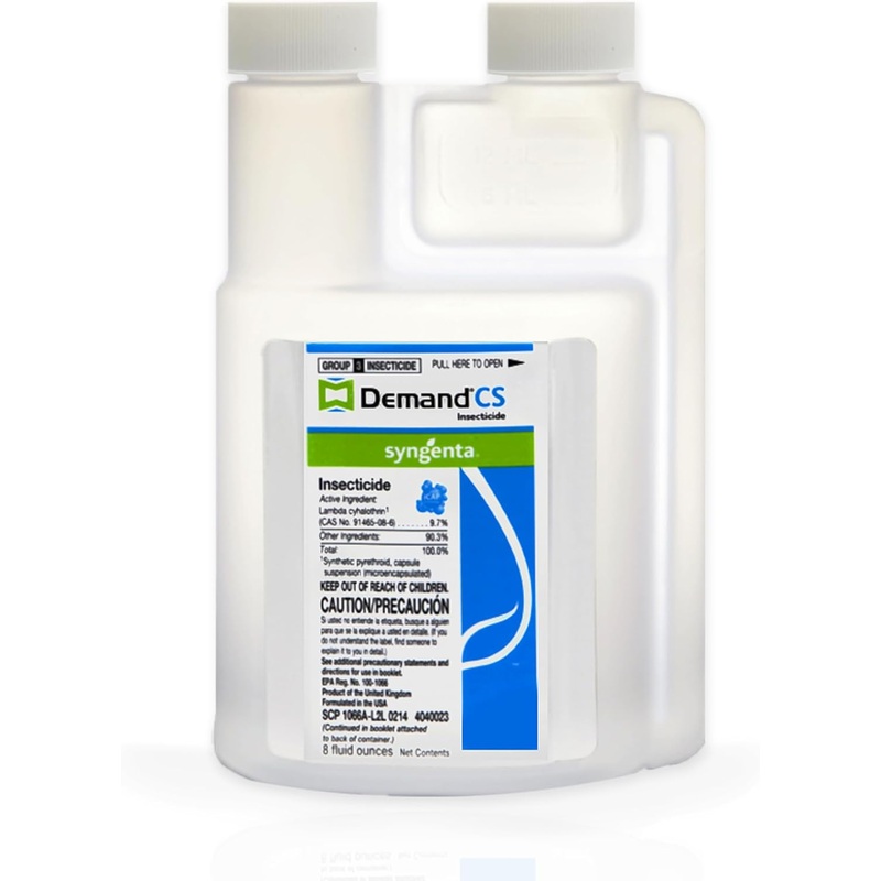 Demand CS Insecticide – Contains iCAP Technology for Long-Lasting Pest Control, 8-oz. Sprayable Insecticide, Effective Against Over 30 Pests, Formulated for Indoor & Outdoor Use | Bigbigmart.com