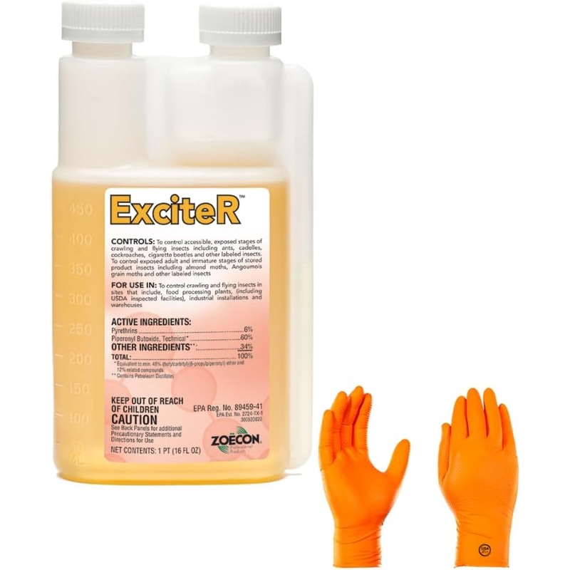 Exciter Pyrethrin Concentrate: Powerful 6% Pyrethrins for Fast Knock-Down of Insect Pests | Bigbigmart.com