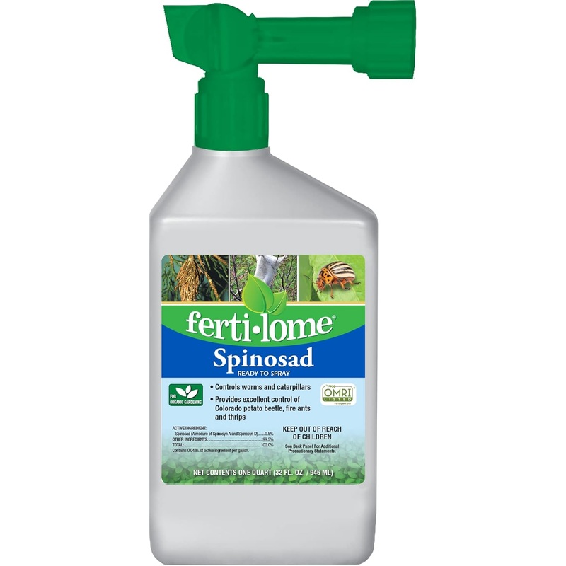 Fertilome (16064) Spinosad Insecticide Ready to Spray, Spinosad Bagworm, Tent Caterpiller & Chewing Insect Killer, OMRI Listed (32 oz.) | Bigbigmart.com