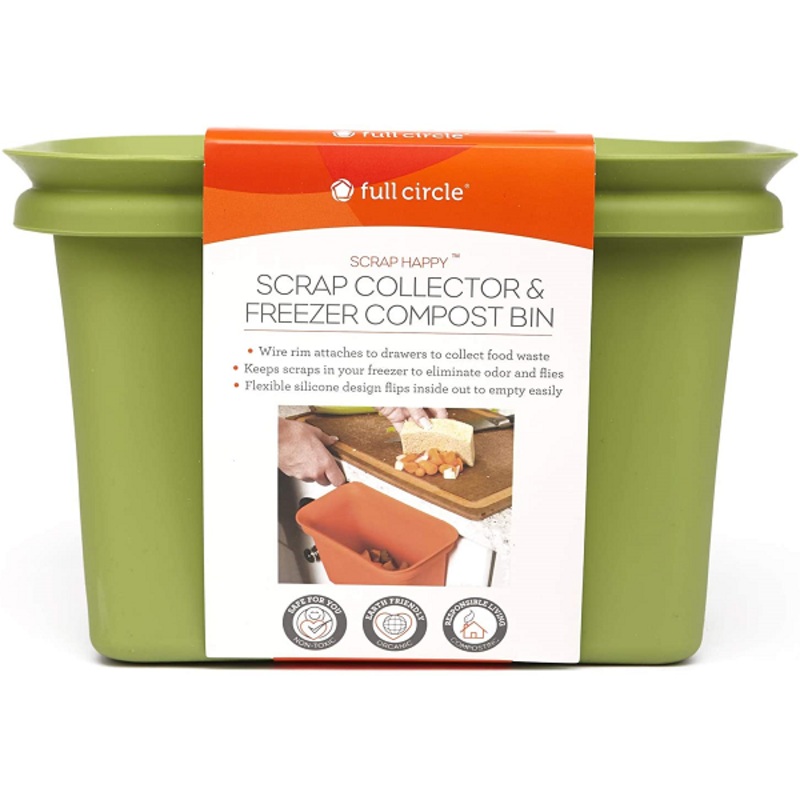 Full Circle Scrap Happy Food Scrap Collector Freezer Bin