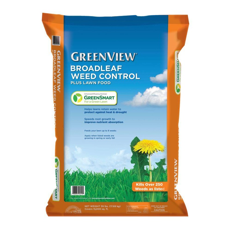 GreenView 2131181 39 lbs. Weed and Feed, Covers 15,000 sq. ft. (27-0-4) | Bigbigmart.com