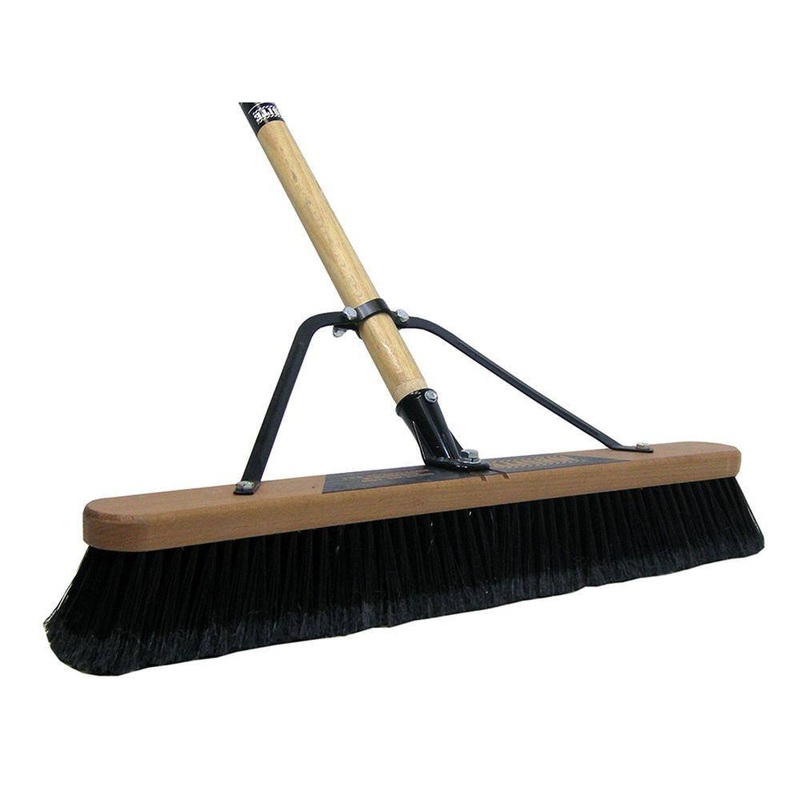 Quickie Job Site 24 in. Smooth Surface Push Broom (2-Pack) | Bigbigmart.com