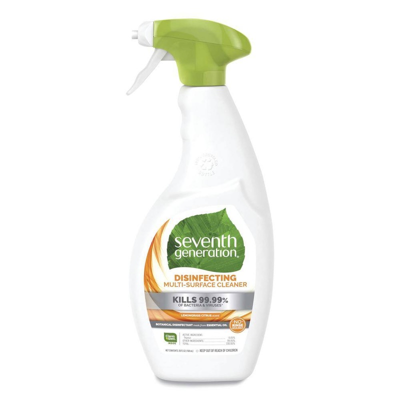 SEVENTH GENERATION 26 oz. Lemongrass Scent Disinfecting Spray Cleaner (Case of 8) | Bigbigmart.com