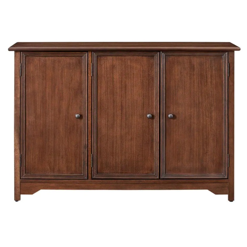 Bradstone 3 Door Walnut Storage Console | Bigbigmart.com