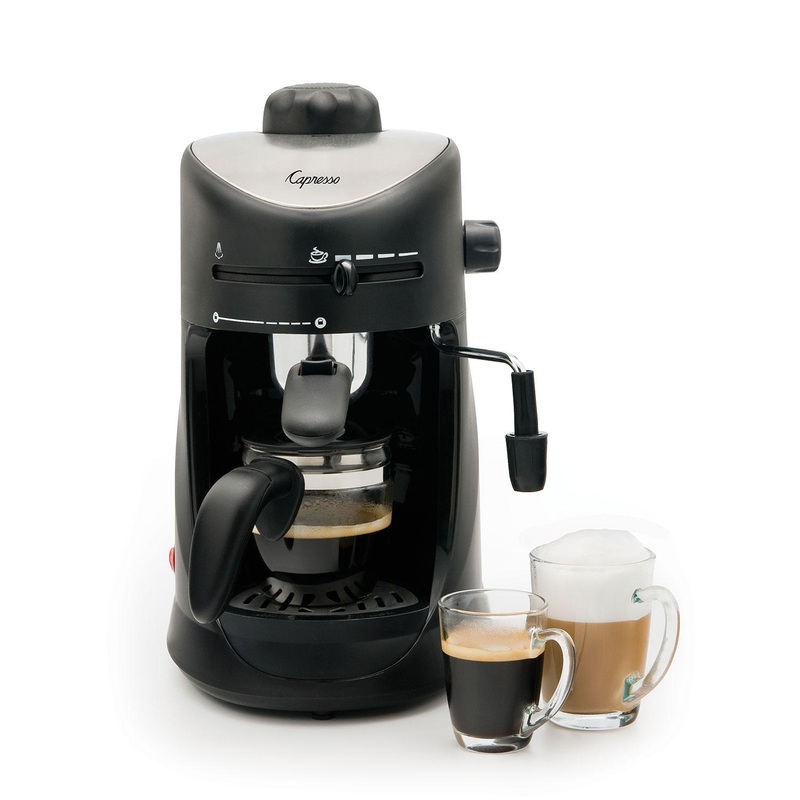 Capresso 4-Cup Espresso Maker – Black | Bigbigmart.com