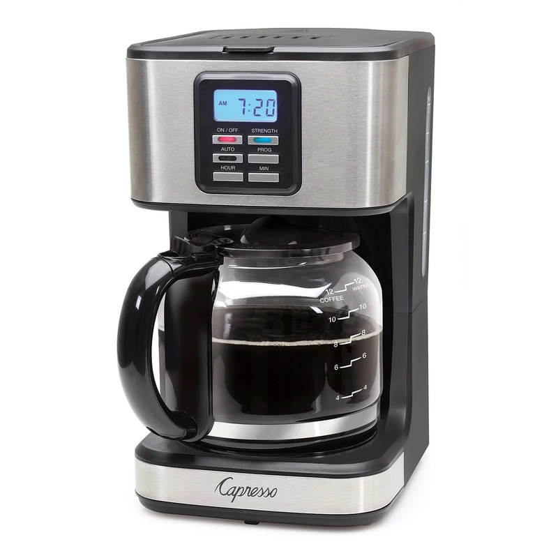Capresso SG220 12-Cup Coffee Maker with Glass Carafe | Bigbigmart.com