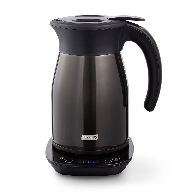 Dash 1.7L Insulated Electric Kettle (Black Stainless Steel) | Bigbigmart.com