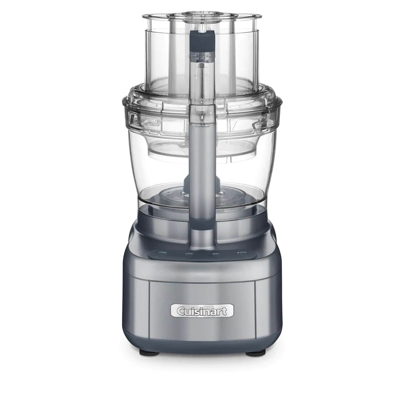Elemental 13-Cup 3-Speed Gray Food Processor and Dicing Kit | Bigbigmart.com