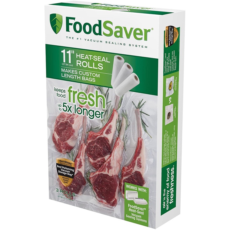 FoodSaver 11 x 16′ Vacuum Seal Roll, 3 Pack | Bigbigmart.com