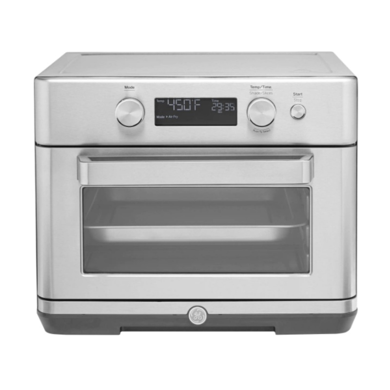 GE Stainless Steel Digital Air Fryer Toaster Oven with 8 Cooking Modes | Bigbigmart.com