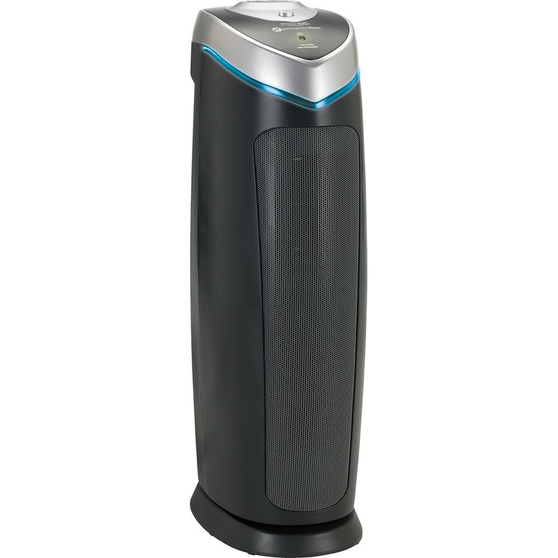 GermGuardian AC4825 22 3-in-1 True HEPA Filter Air Purifier for Home, Full Room, UV-C Light Kills Germs, Filters Allergies, Smoke, Dust, Pet Dander, Odors, 3-Yr Wty, GermGuardian, Black | Bigbigmart.com