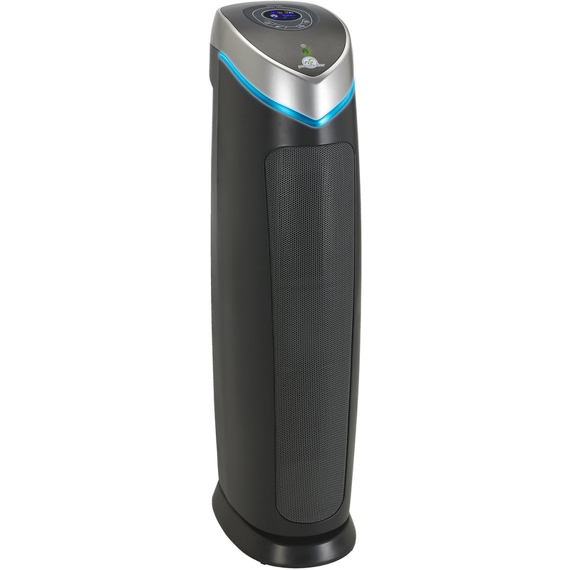 GermGuardian AC5250PT 28 3-in-1 True HEPA Filter Air Purifier for Home and Pets, Large Rooms, UV-C Sanitizer, Filters Allergies, Smoke, Dust, Dander, & Odors, 5-Yr Wty, GermGuardian, Grey | Bigbigmart.com