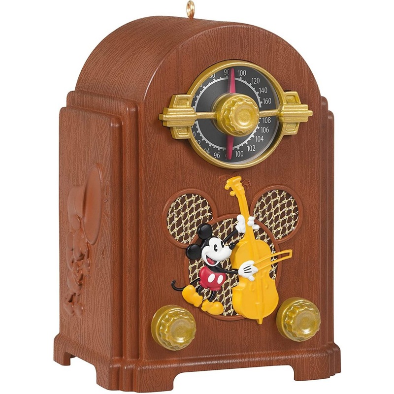 Hallmark Keepsake Christmas Ornament 2021, Mickey Mouse Vintage Radio, Musical with Light | Bigbigmart.com