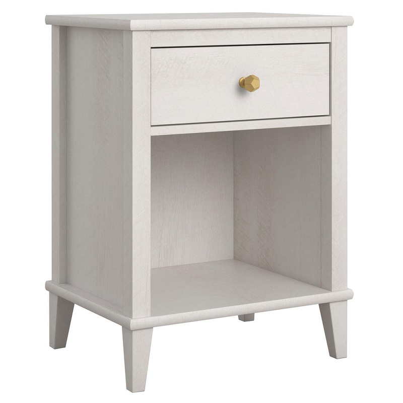 Little Seeds Monarch Hill Poppy Nightstands, Ivory Oak | Bigbigmart.com