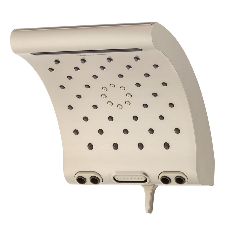 Oxygenics Evolution Rain Shower Head – Brushed Nickel | Bigbigmart.com