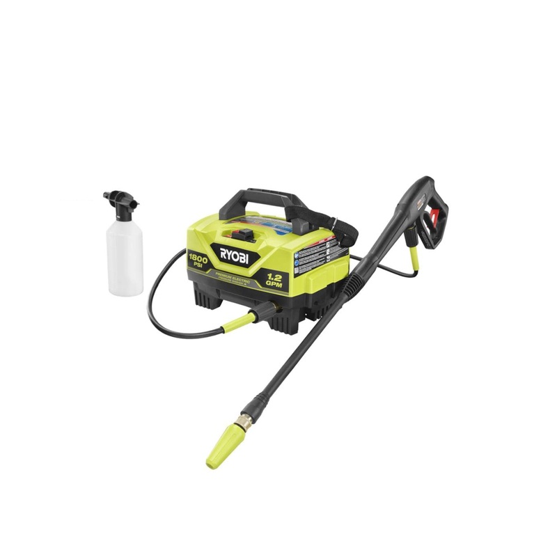 RYOBI RY141802VNM 1800 PSI 1.2 GPM Cold Water Electric Pressure Washer | Bigbigmart.com
