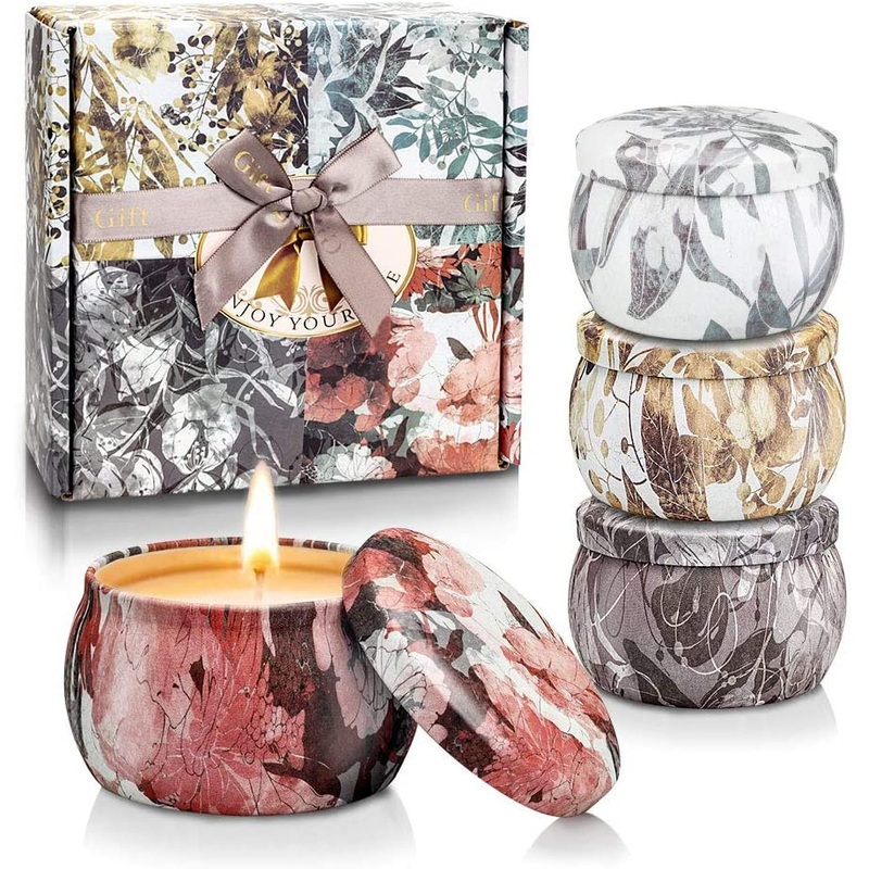 Scented Candles Gift Set for Women Soy Wax Candles for Birthday Mother’s Day Thanksgiving Valentine’s Day | Bigbigmart.com