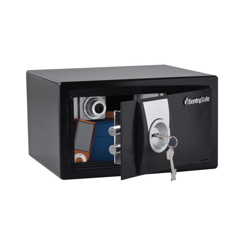 SentrySafe – Security Safe, Key Lock – .3 Cubic Feet, Black | Bigbigmart.com