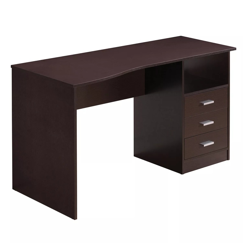 Techni Mobili Classic Computer Desk with Multiple Drawers, Wenge | Bigbigmart.com