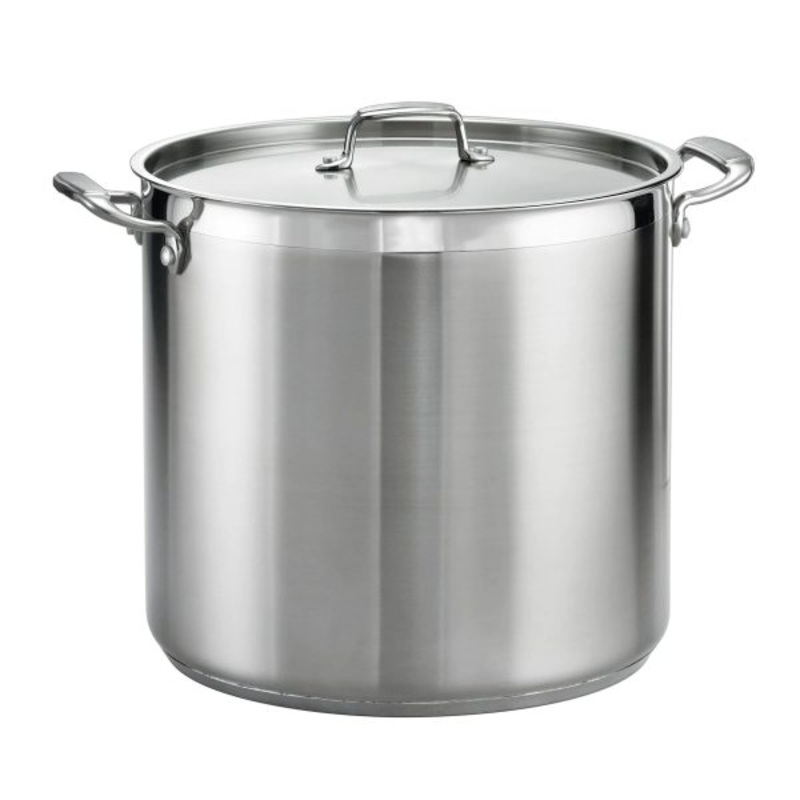 Tramontina Gourmet 24 qt. Stainless Steel Stock Pot with Lid | Bigbigmart.com