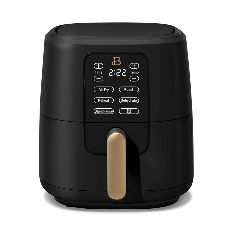 Beautiful 6 Quart Touchscreen Air Fryer, Black Sesame by Drew Barrymore | Bigbigmart.com