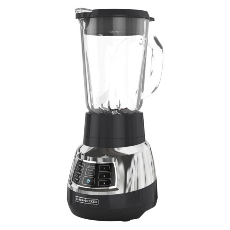 BLACK+DECKER Quiet Blender with Cyclone Glass JarBL1400DG-P | Bigbigmart.com
