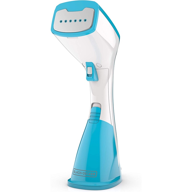 BLACK+DECKER Teal Handheld Fabric Steamer, Travel Size, Teal | Bigbigmart.com