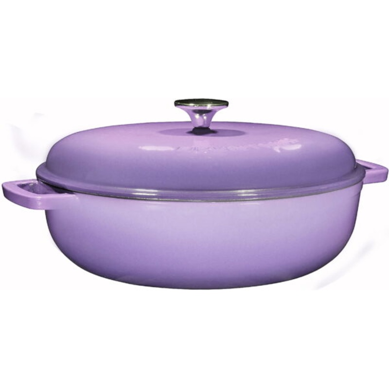 Bruntmor Enameled Cast Iron Dutch Oven with Lid and Stainless Steel Knob – 4.5-Quart | Bigbigmart.com