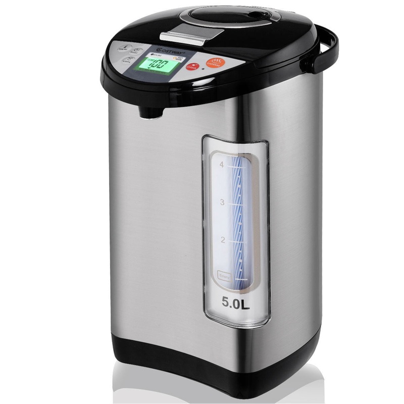 Costway 5-Liter LCD Water Boiler and Warmer Electric Hot Pot Kettle Hot Water Dispenser | Bigbigmart.com