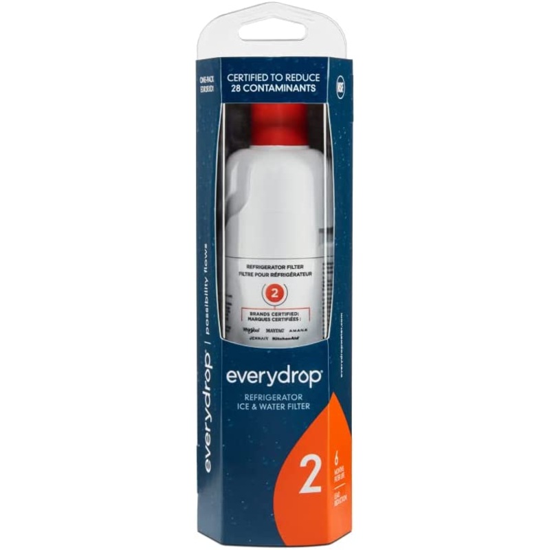 everydrop by Whirlpool Ice and Water Refrigerator Filter 2, EDR2RXD1, Single-Pack | Bigbigmart.com