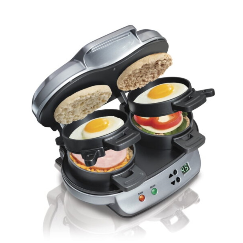 Hamilton Beach Dual Breakfast Sandwich Maker | Bigbigmart.com